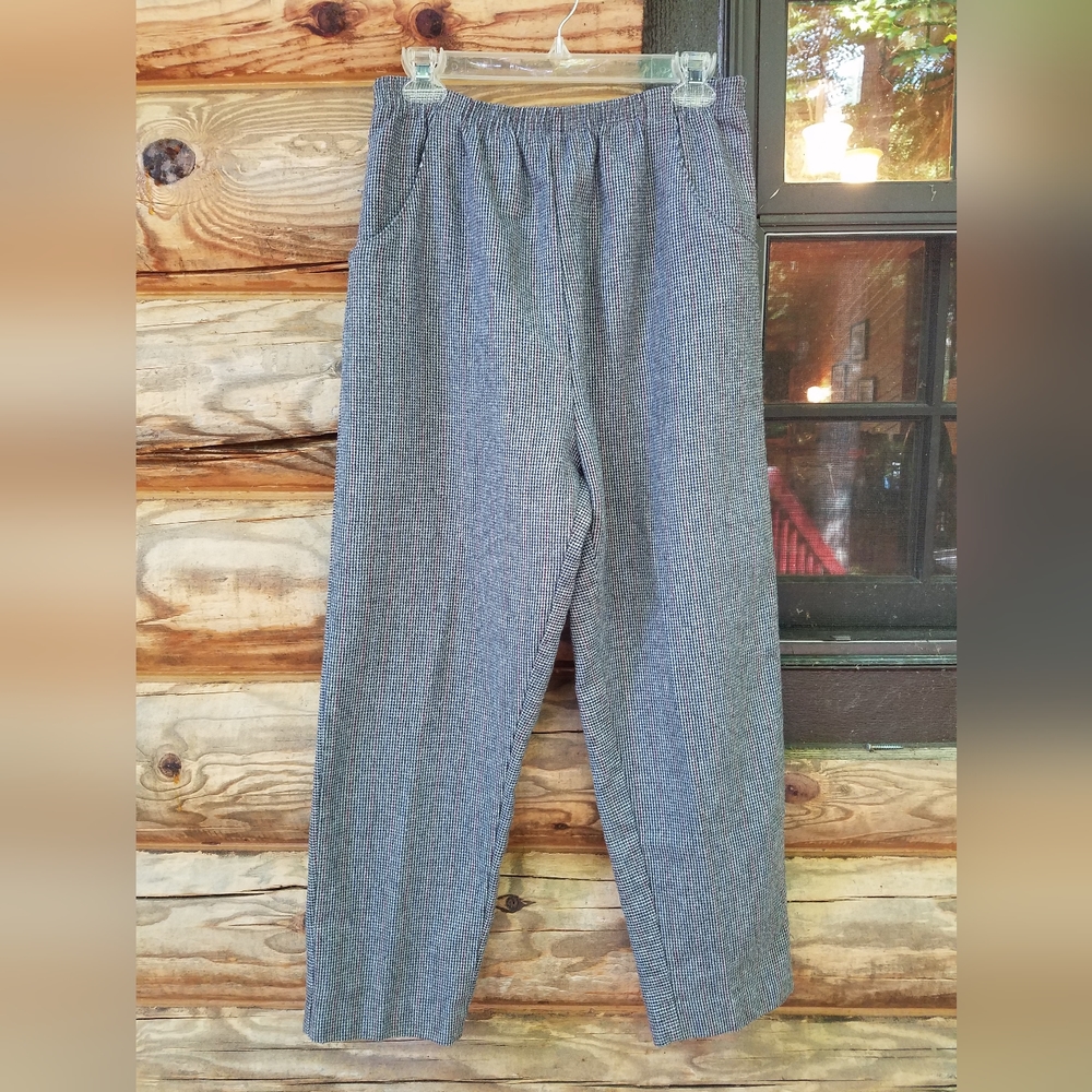 Vintage wool-blend pants, size 14, pockets, made in USA